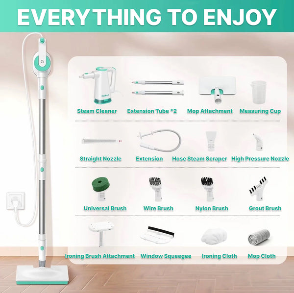 Extensive accessories – all included