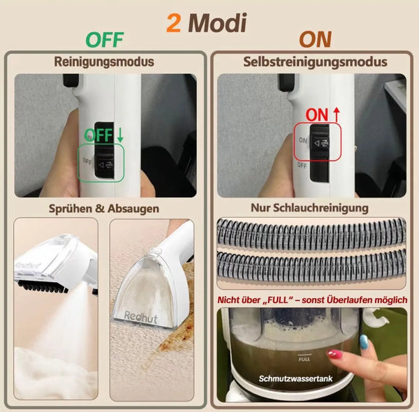 Multiple modes to ensure long-term hygiene.