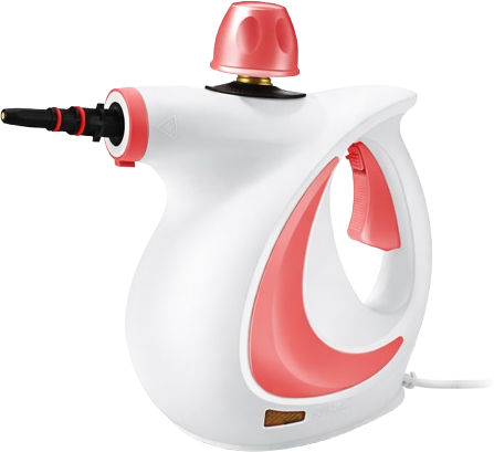 RedHut Steam Cleaner - Red and white