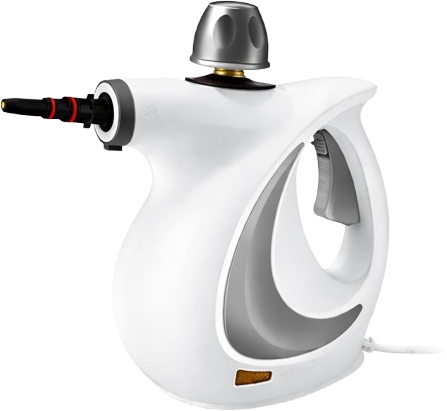 RedHut Steam Cleaner - Black and white